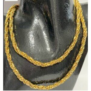 Signed, 1973 Henkel & Grosse, Germany-31 Inch, 58.3 grams Twisted Rope Chain